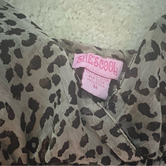 Vintage Y2K Leopard Print Maxi Dress - Picture 5 of 6